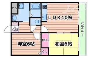 サンシェール千里の物件間取画像